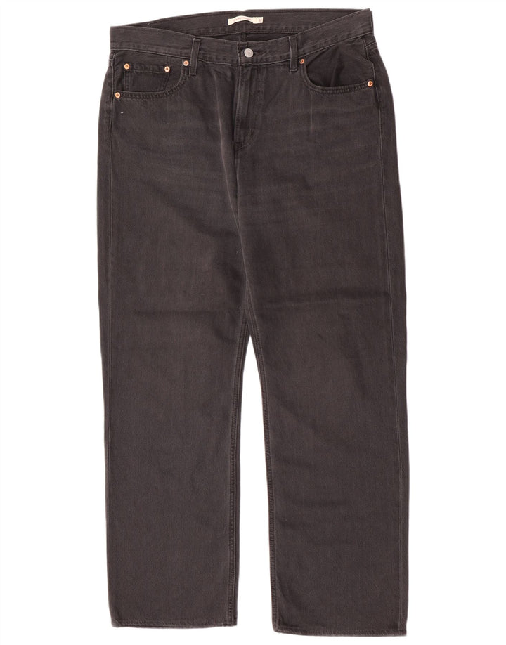 Levi's Straight Jeans til mænd W32 L30 Grå Bomuld