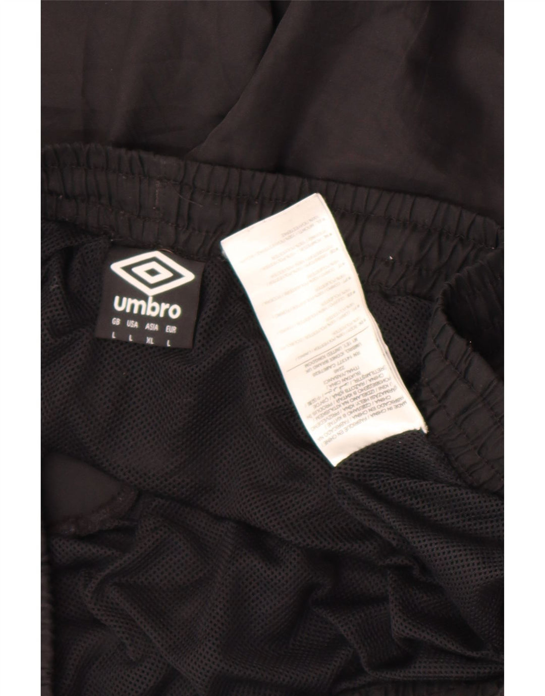 Umbro Herre Sportshorts Large Sort Colourblock Polyester