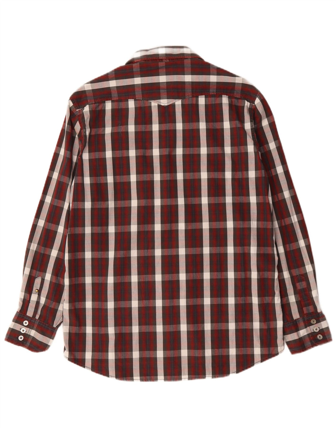 Jack & Jones Herreskjorte Stor Bourgogne ternet bomuld