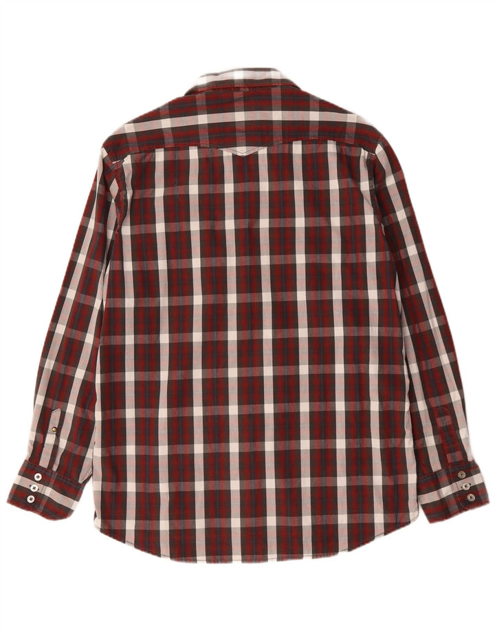 Jack & Jones Herreskjorte Stor Bourgogne ternet bomuld