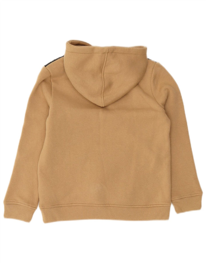 GUESS Grafisk hættetrøje til drenge 7-8 år Beige Colourblock Bomuld