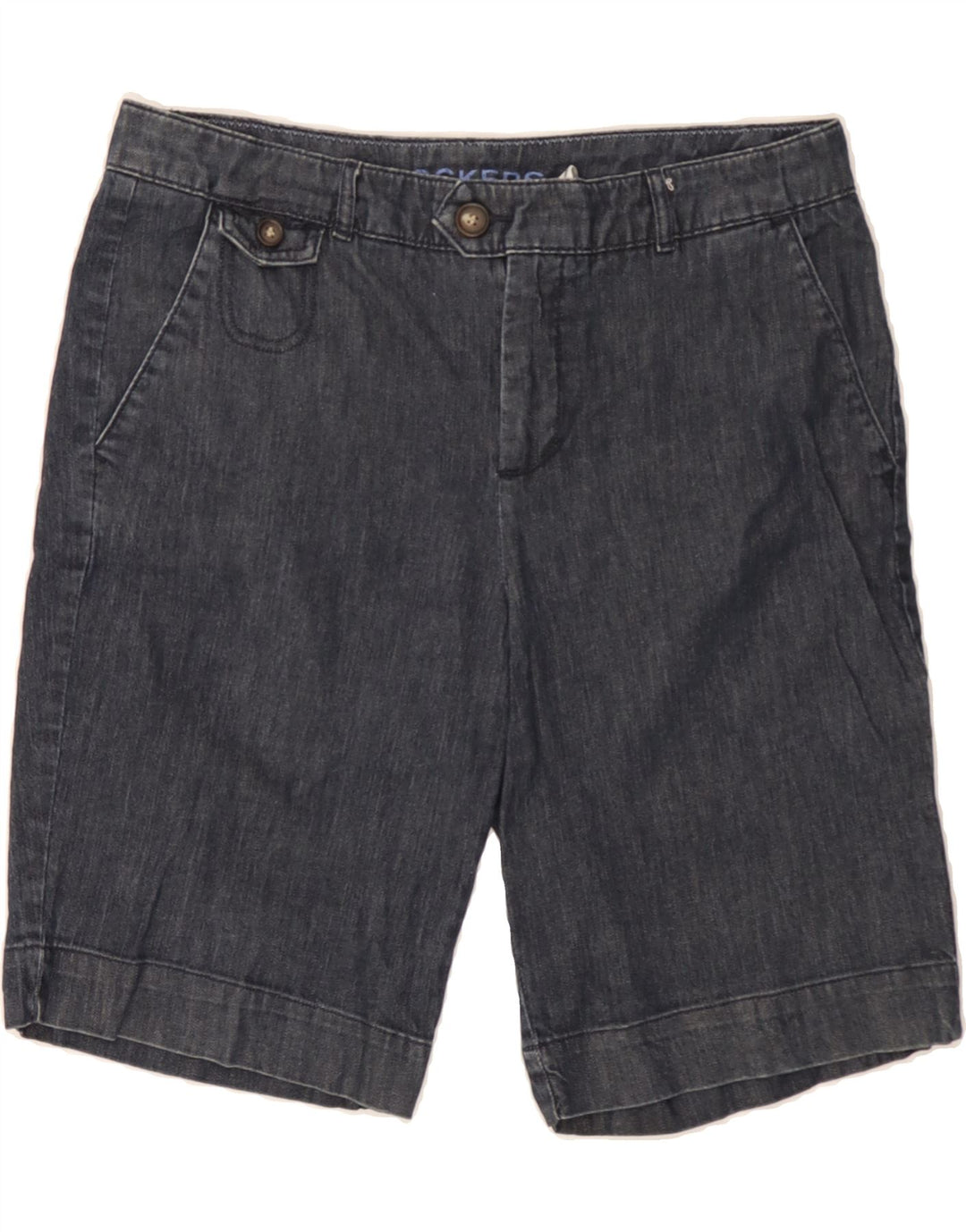 DOCKERS Womens Denim Shorts US 12 Large W34 Blue Cotton Vintage Dockers and Second-Hand Dockers from Messina Hembry 