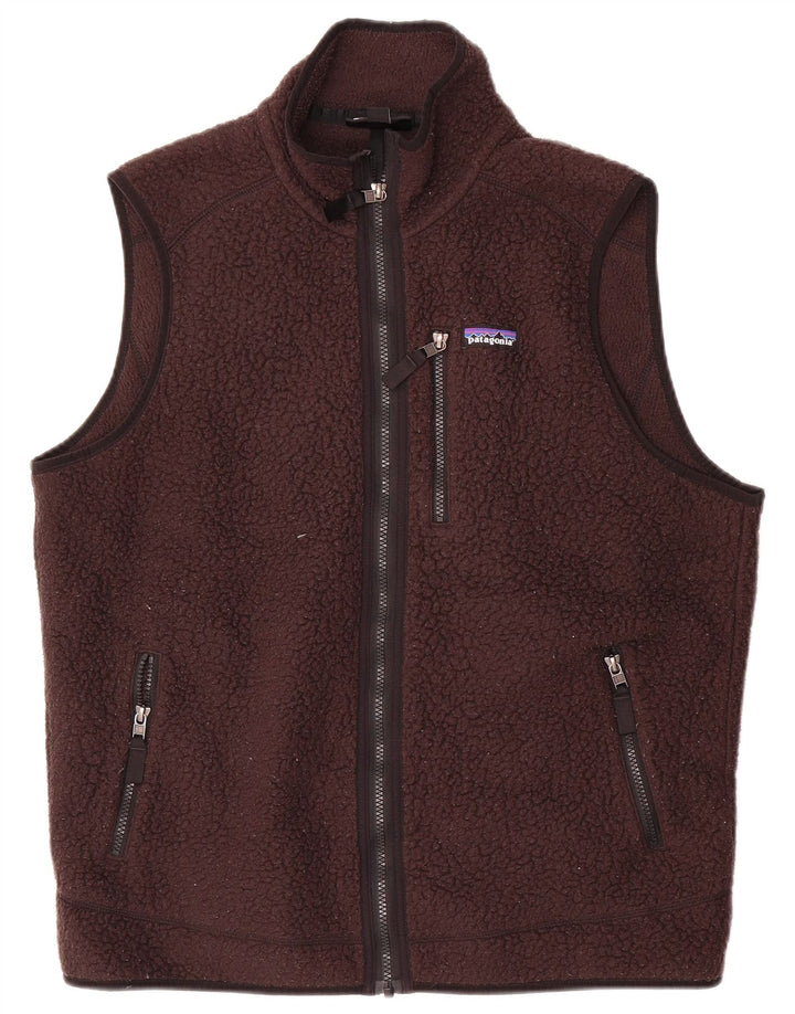 Patagonia Herre Fleece Gilet UK 40 Stor Sort Polyester