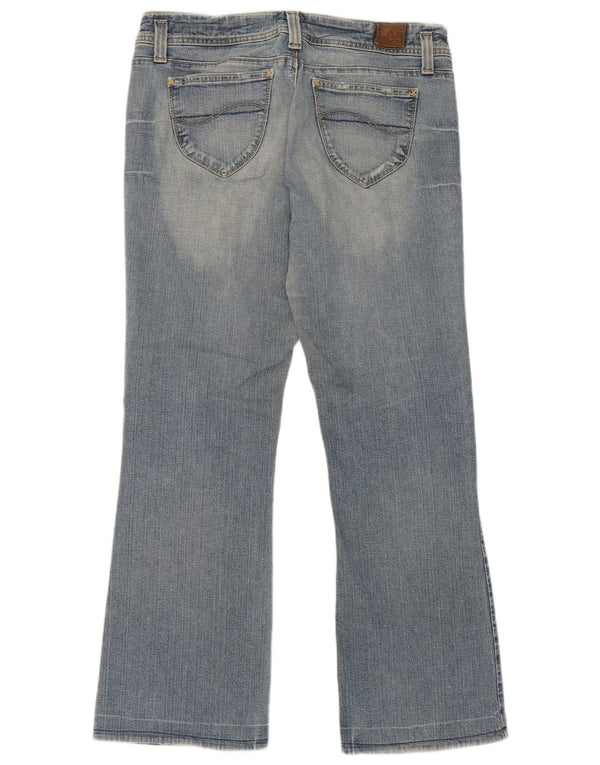 Lee Womens Heritage Bootcut Jeans US 13/14 Large W34 L30 Blue Cotton