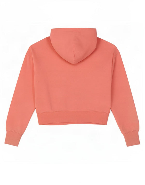 Nike Girls Crop Graphic Hoodie Jumper 13-14 år XL Pink Bomuld