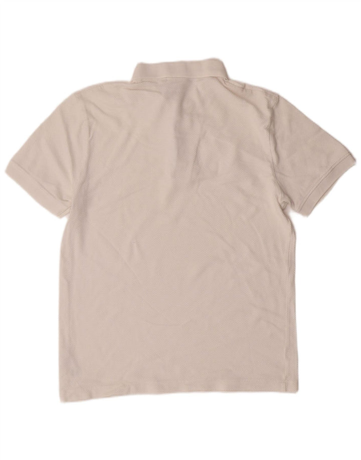FRENCH CONNECTION Mens Polo Shirt Medium White Cotton