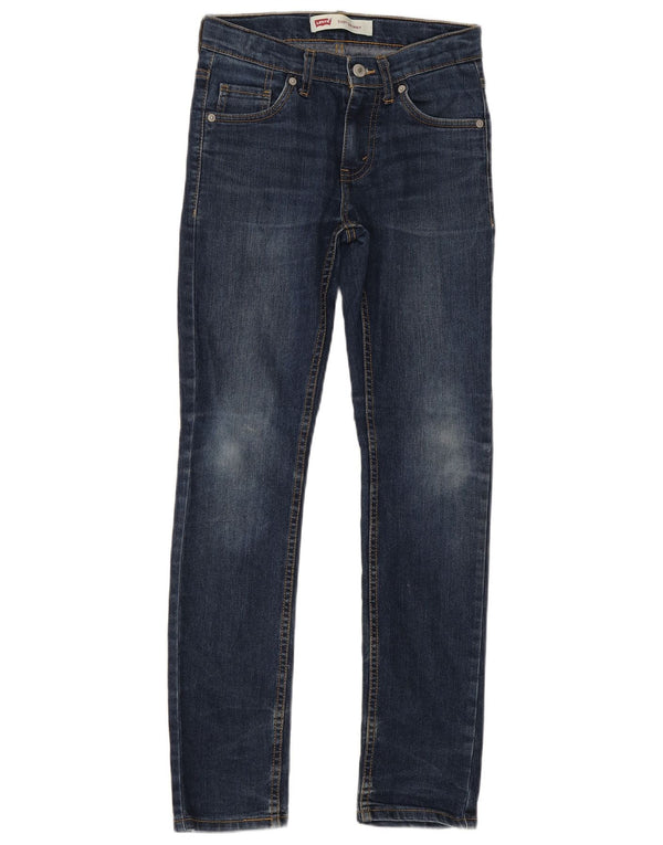Levi's Girls 510 Skinny Jeans 11-12 år W26 L28 Blue Cotton