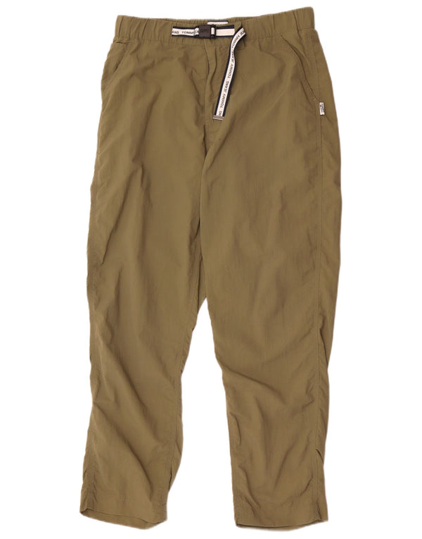 Tommy Hilfiger Herre Slim Cropped Trousers Medium W30 L26 Khaki Polyester