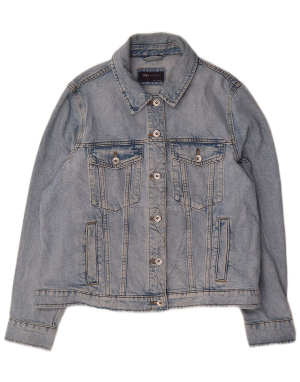 Marks & Spencer Dame denimjakke UK 18 XL Blå Bomuld