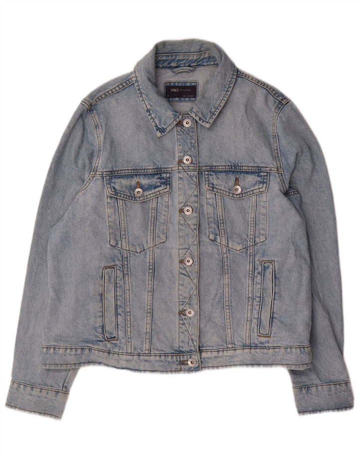 Marks & Spencer Dame denimjakke UK 18 XL Blå Bomuld