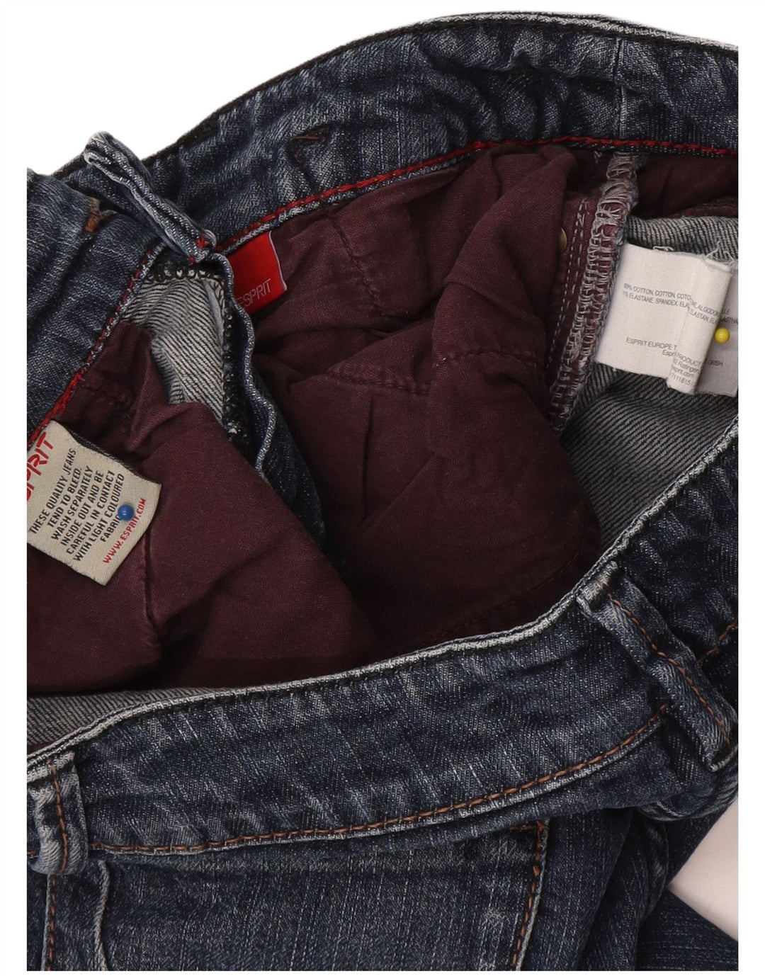 Esprit Dame Bootcut Jeans W32 L30 Blå Bomuld