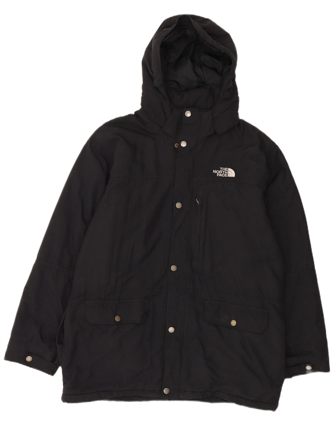The North Face Herre Hooded Windbreaker Jacket UK 40 Large Black Winter