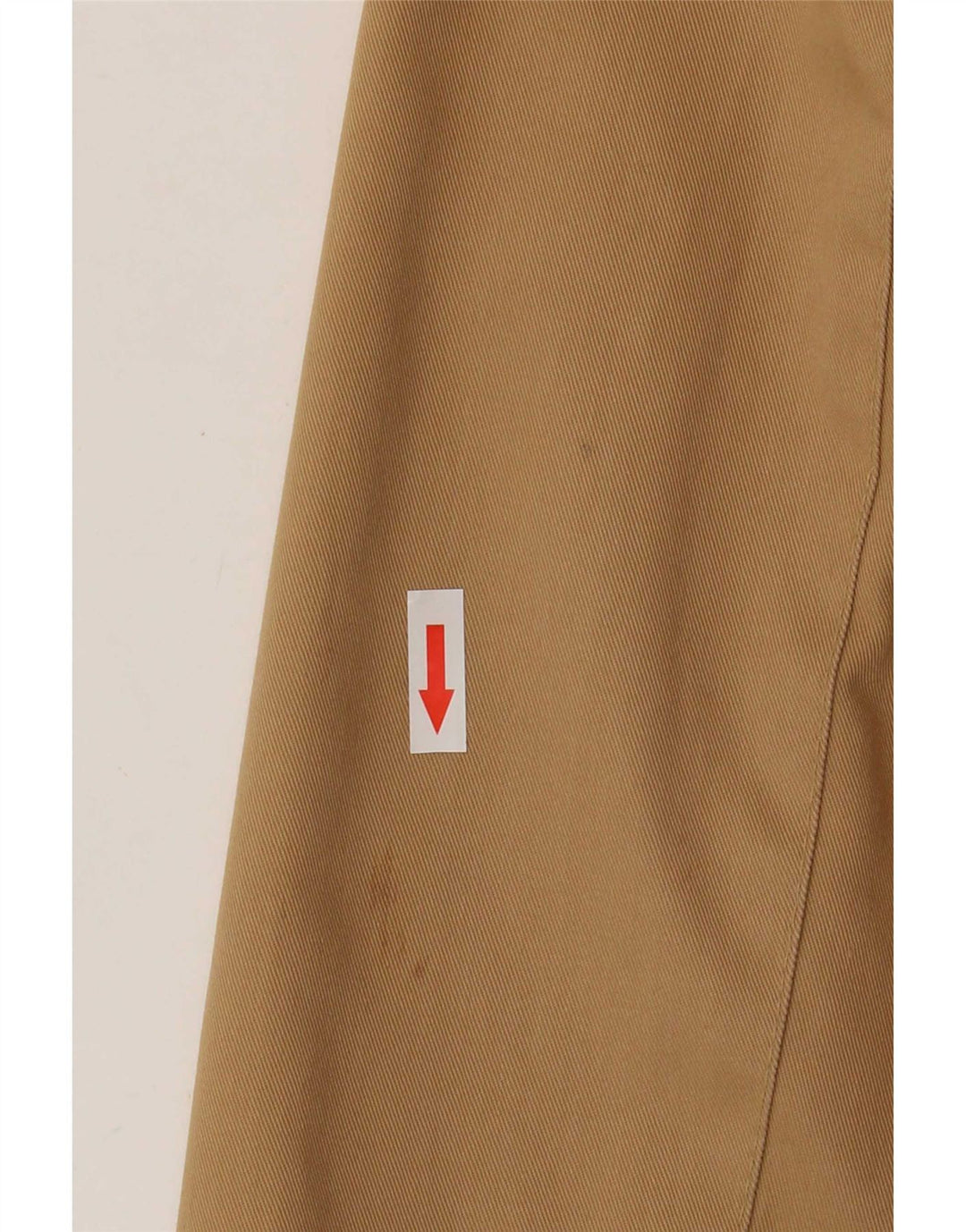 Vintage Dame Dobbeltradet Trench Coat IT 50 XL Beige Polyester