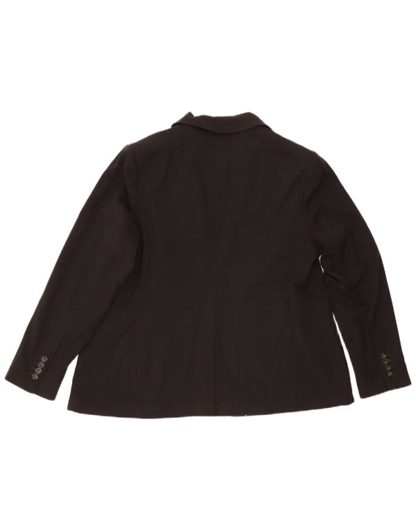 Marks & Spencer, skræddersyet pasform til kvinder, blazerjakke med 1 knap UK 20 2XL Sort
