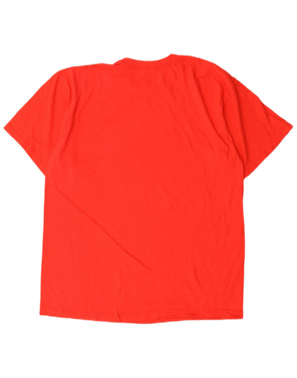 Nike Mens Ohio State Buckeyes Graphic T-Shirt Top Medium Red Cotton