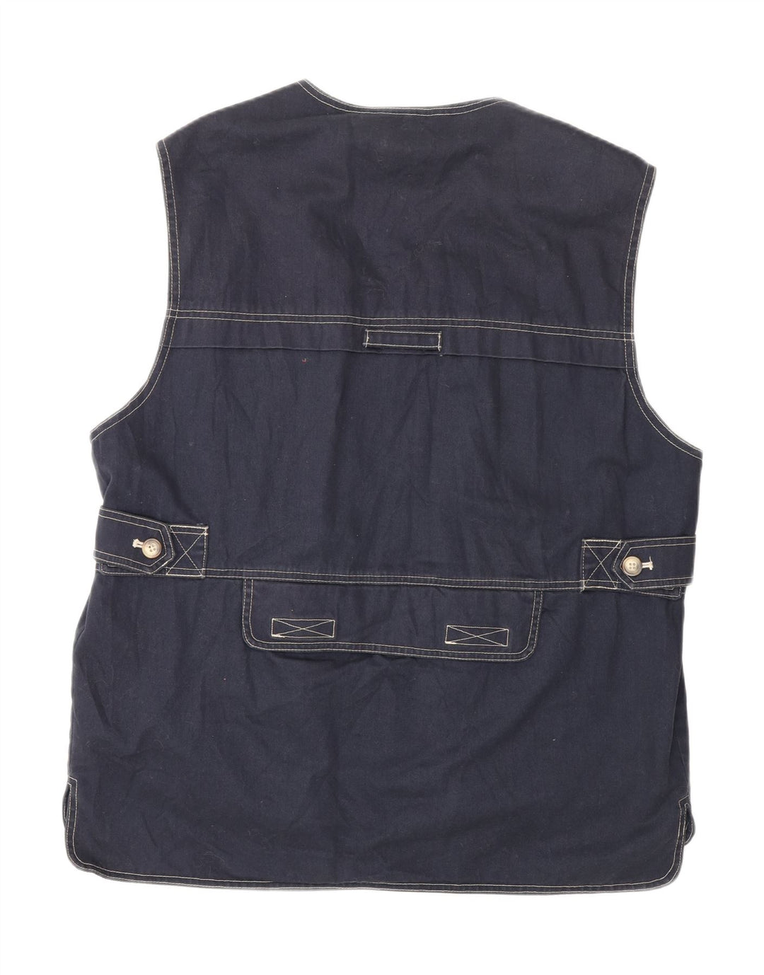 Dolomite Herre Utility Gilet UK 40 Large Navy Blue Cotton