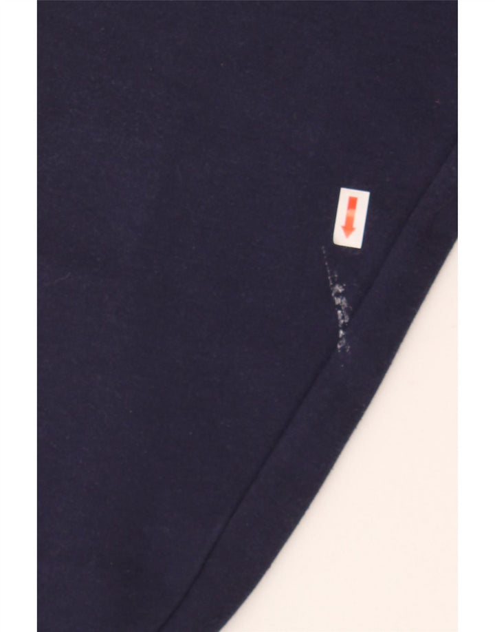 HUMMEL Mens Graphic Sweatshirt Jumper Large Navy Blue Cotton Vintage Hummel and Second-Hand Hummel from Messina Hembry 
