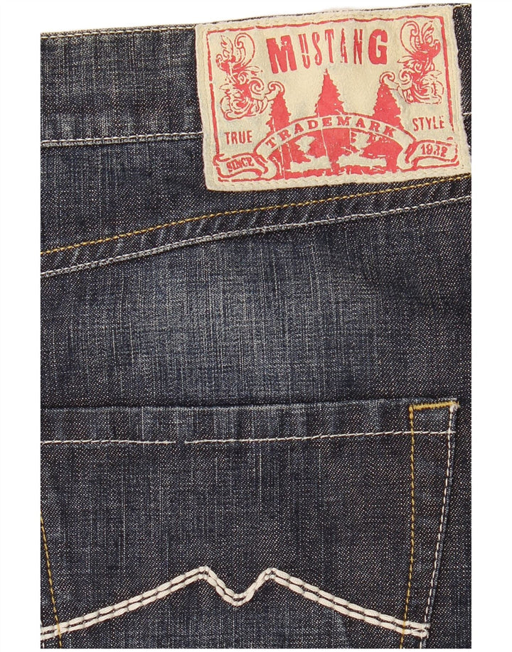 MUSTANG Dame Denim Nederdel W34 Large Navy Blue