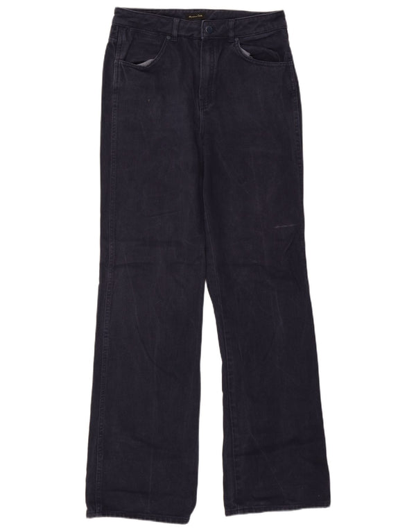 Massimo Dutti Womens High Rise Bootcut Jeans EU 40 Medium W30 L33 Navy Blue