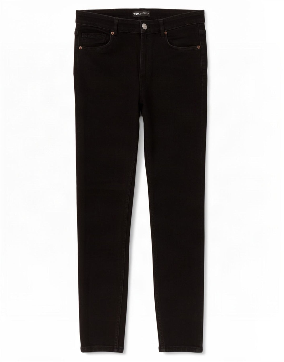 Zara Dame Skinny Jeans EU 40 Medium W30 L28 Sort