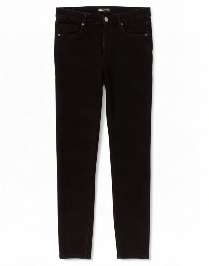 Zara Dame Skinny Jeans EU 40 Medium W30 L28 Sort