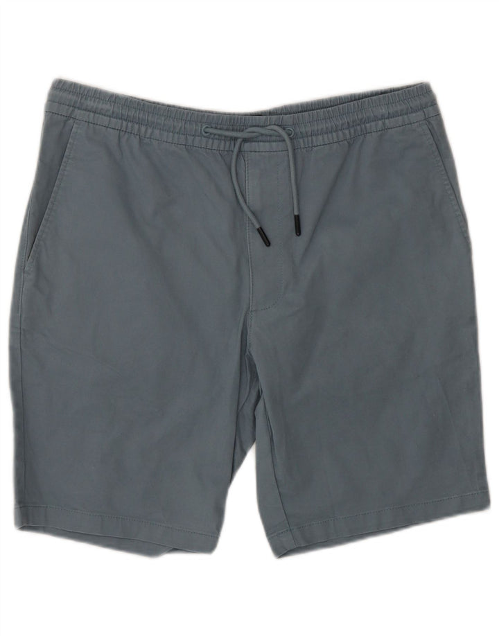 Marks & Spencer Herre Chino Shorts W34 Large Blue Cotton