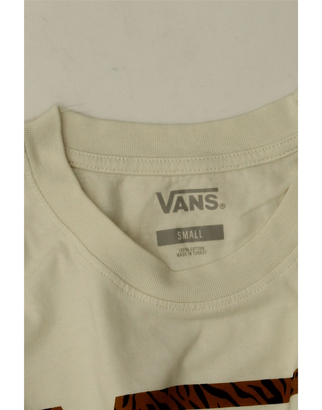 Vans Herre Grafisk Top Langærmet Lille Off White Bomuld