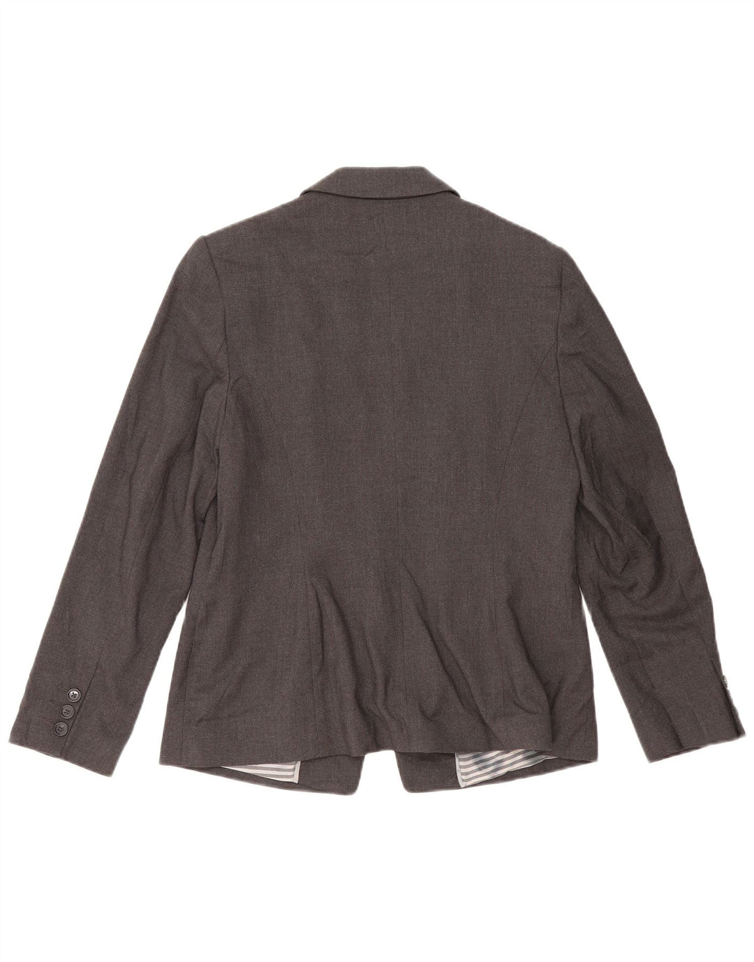 Marks & Spencer Dame 1 Knap Blazer Jakke UK 14 Stor Grå Flecked