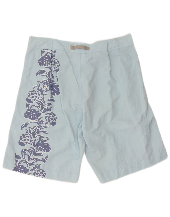 Murphy & Nye Herre grafiske badeshorts XL blå blomster polyamid