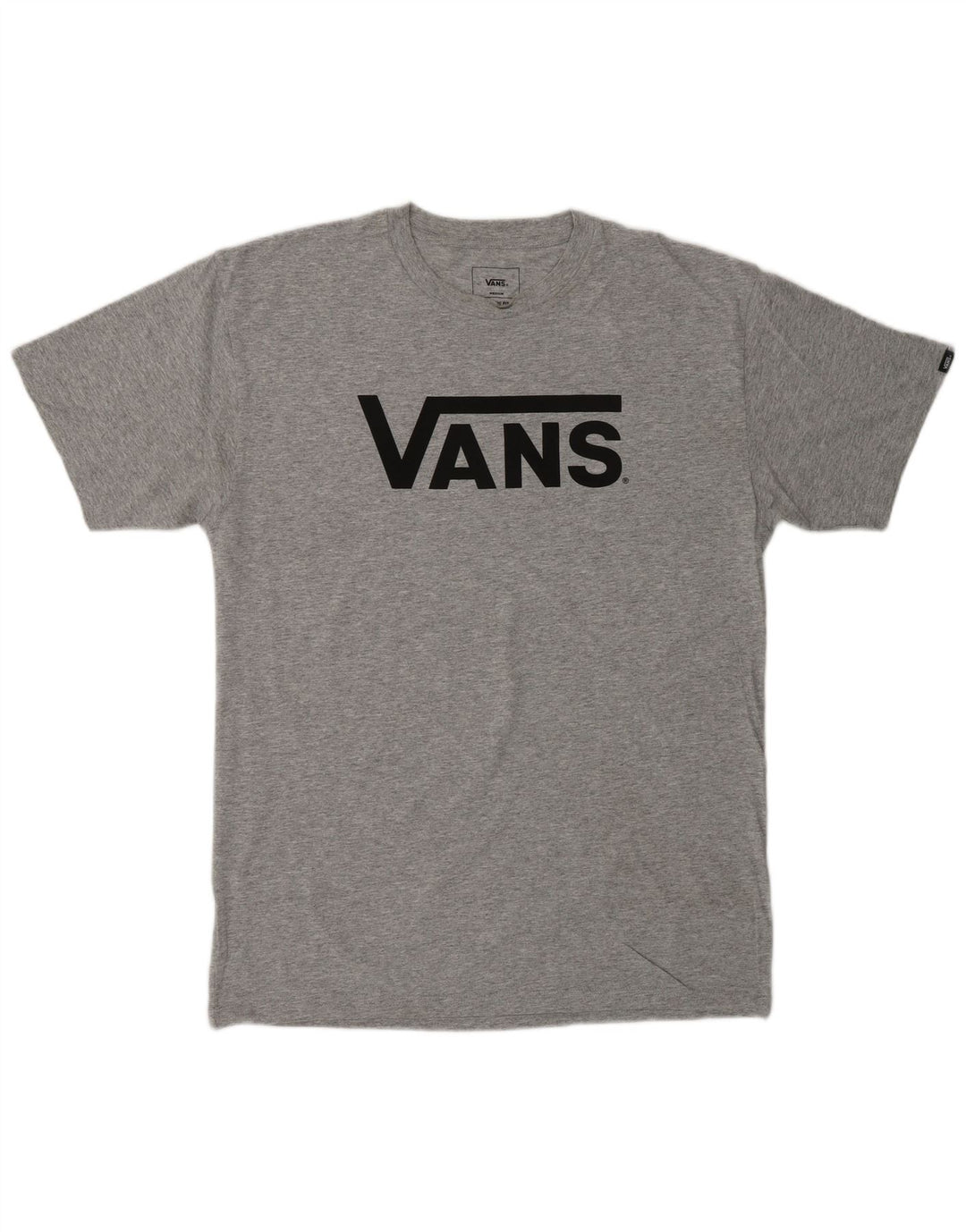 VANS Herre Classic Fit Grafisk T-shirt Top Medium Grey Flecked Bomuld