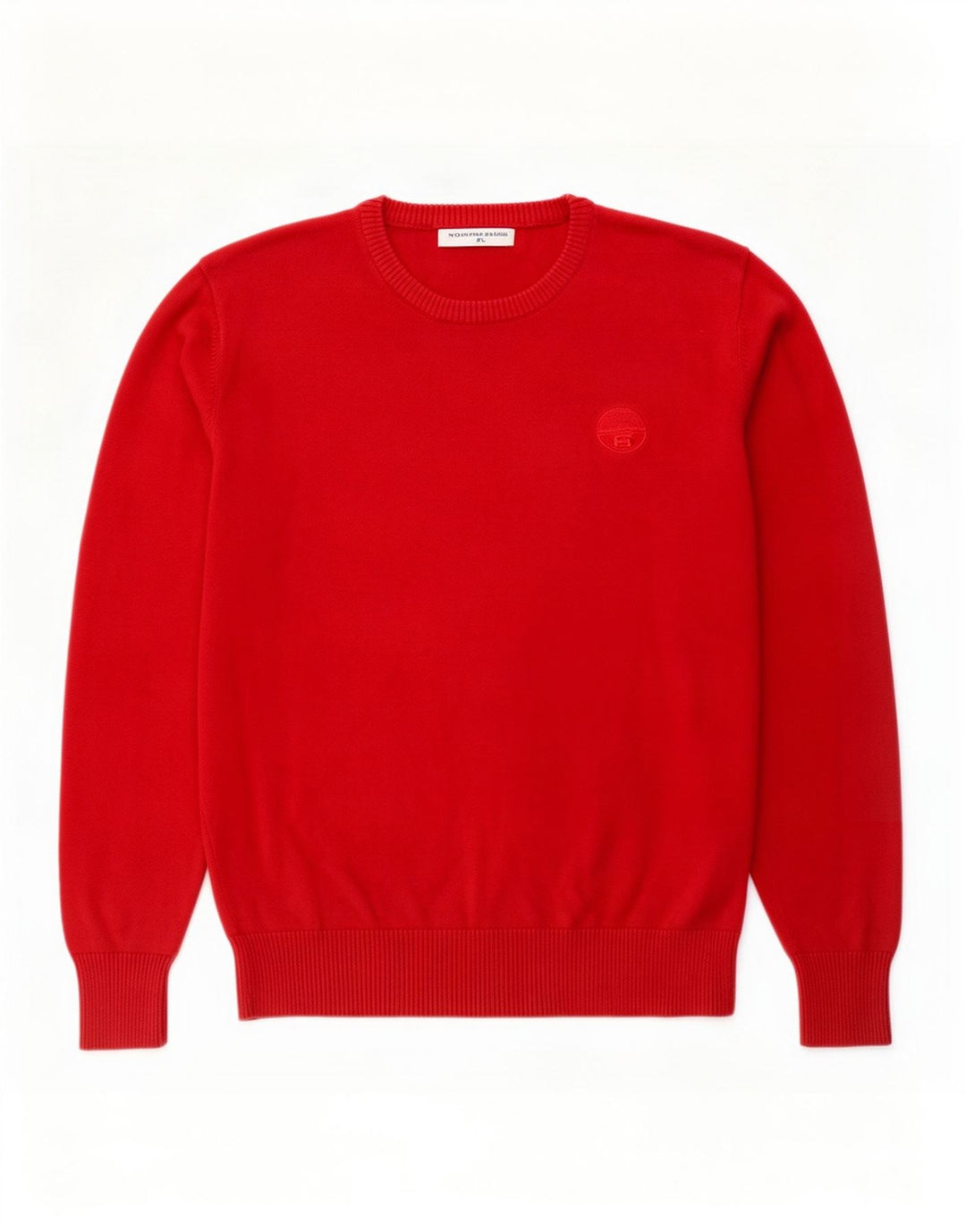 North Sails Herre Crew Neck Jumper Sweater XL Rød Bomuld