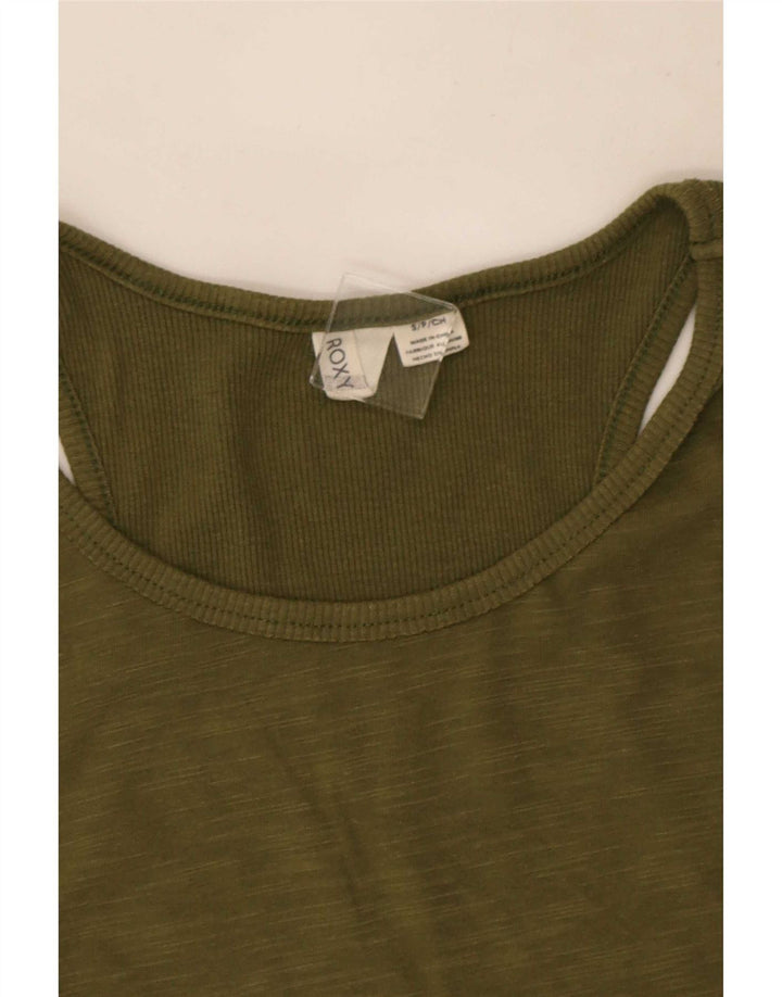 Roxy Damevest Top UK 10 Small Khaki Flecked