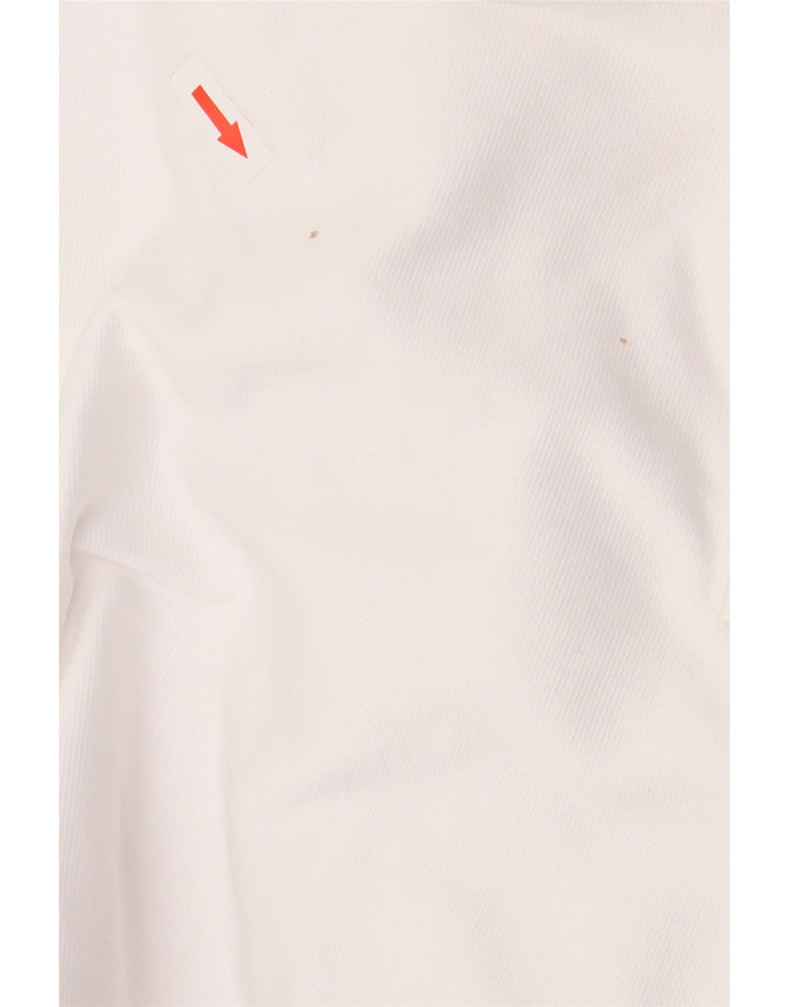 UNDER ARMOUR Grafisk hættetrøje til mænd Large White Colourblock Polyester