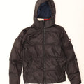 Tommy Hilfiger Herre hættepolstret jakke UK 38 Medium Sort Polyester