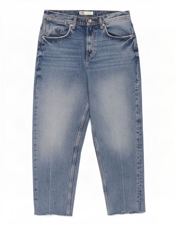 Zara Womens Tapered Jeans EU 40 Medium W31 L24 Blue Cotton