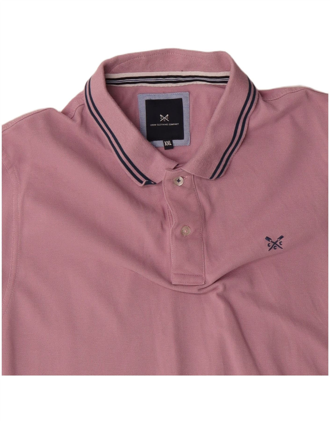 Crew Clothing Herre Polo Shirt 2XL Pink Bomuld