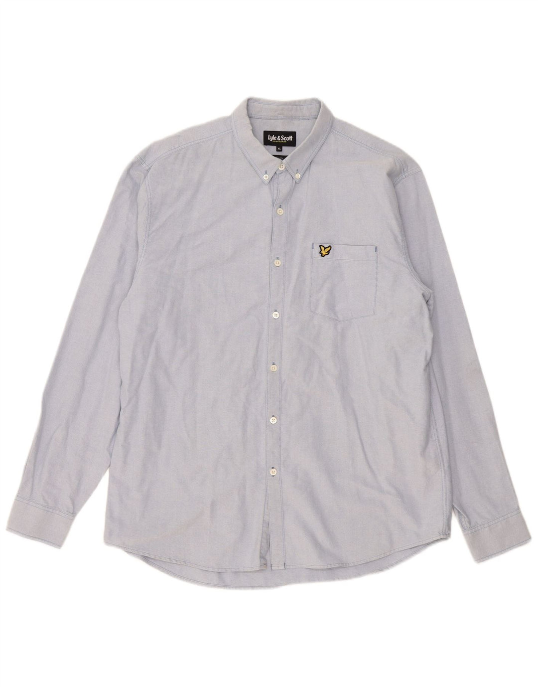 Lyle & Scott Herre Slim Fit Shirt XL Blå