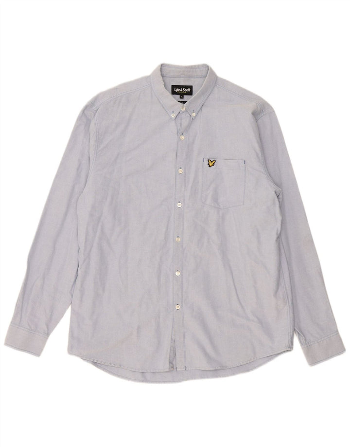 Lyle & Scott Herre Slim Fit Shirt XL Blå