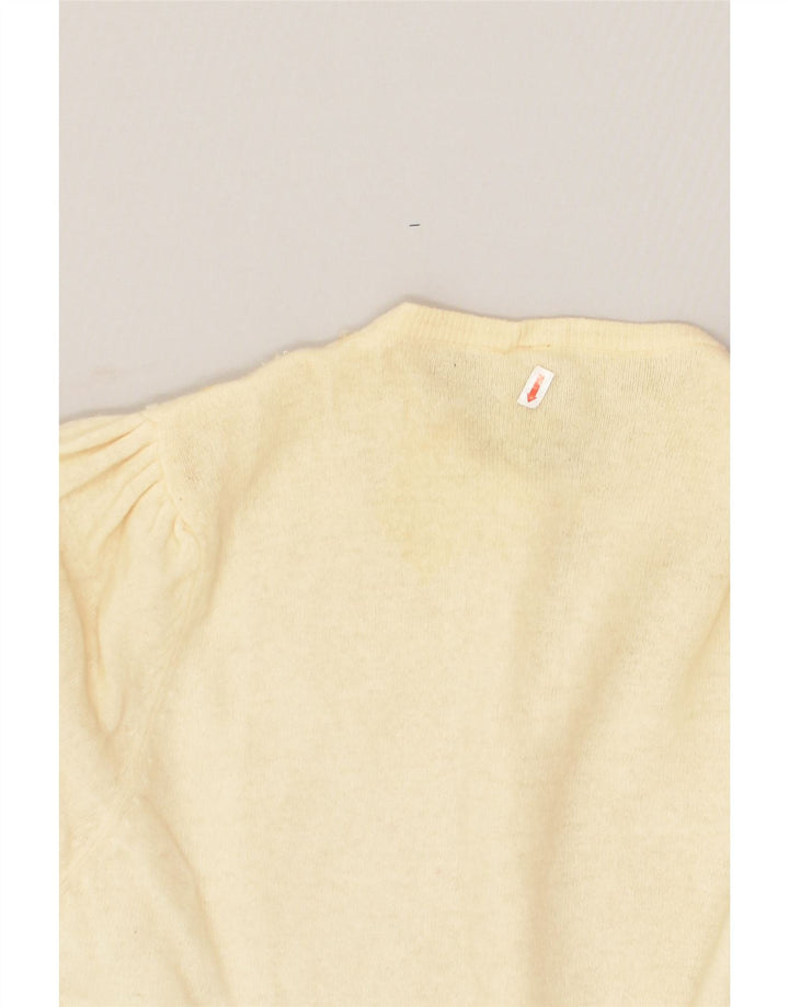 VINTAGE Womens Cardigan Sweater IT 42 Medium Off White | Vintage Vintage | Thrift | Second-Hand Vintage | Used Clothing | Messina Hembry 