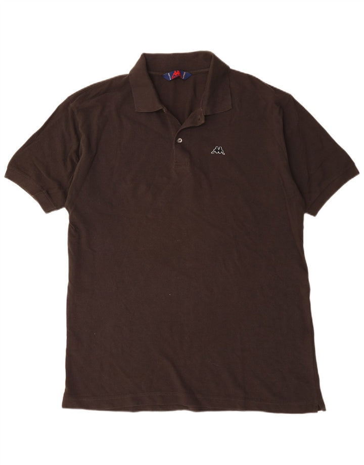 Kappa herre poloshirt XL brun bomuld
