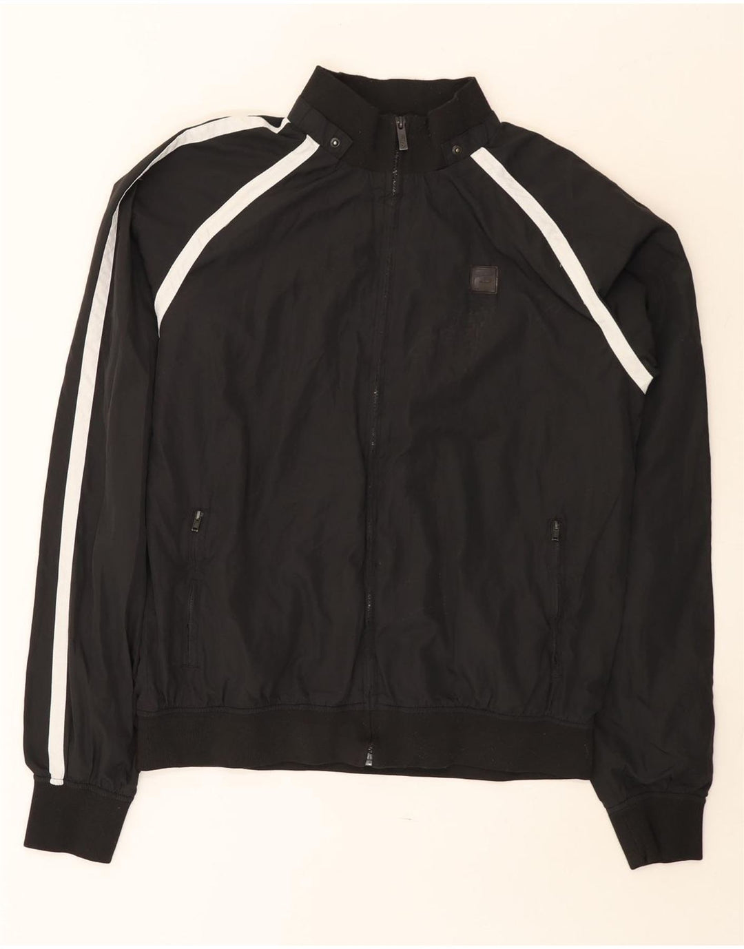 Fila Bomberjakke til mænd UK 40 Large Black Colourblock Polyester