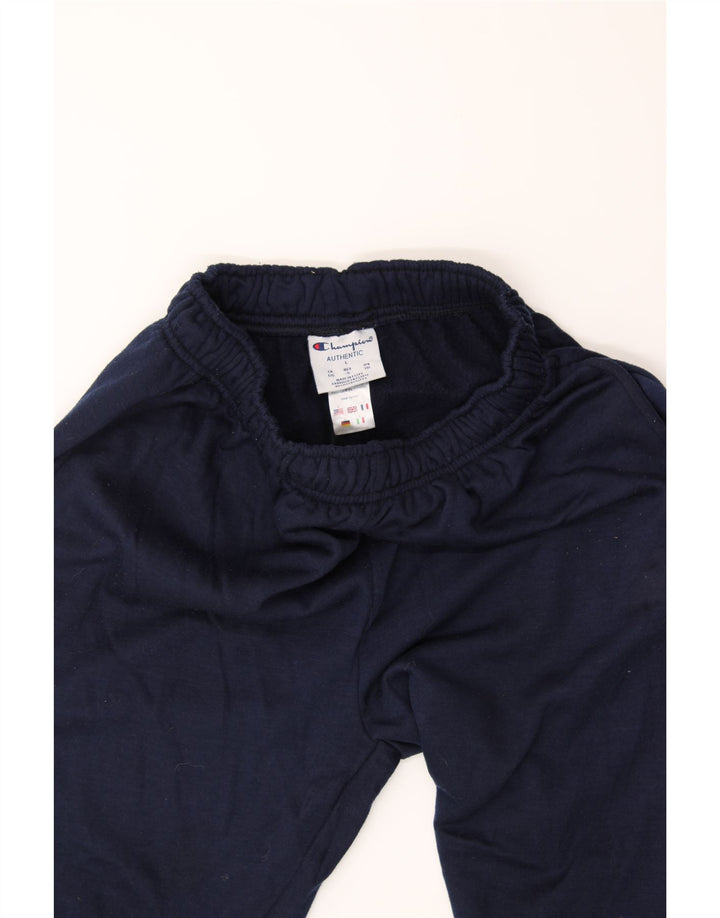 CHAMPION Mens Tracksuit Trousers Large  Navy Blue Polyester Vintage Champion and Second-Hand Champion from Messina Hembry 