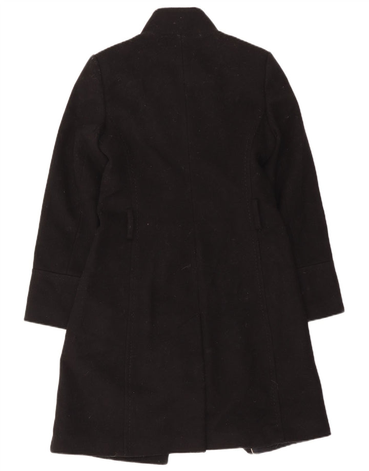 Massimo Dutti Dame Overfrakke EU 38 Lille Sort Uld