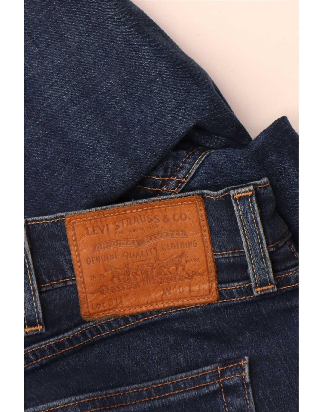 Levi's Herre 511 Slim Jeans W40 L32 Blå Bomuld