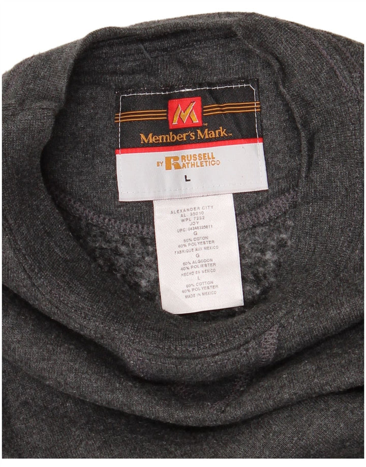 RUSSELL ATHLETIC Herre Sweatshirt Jumper Stor Grå Bomuld