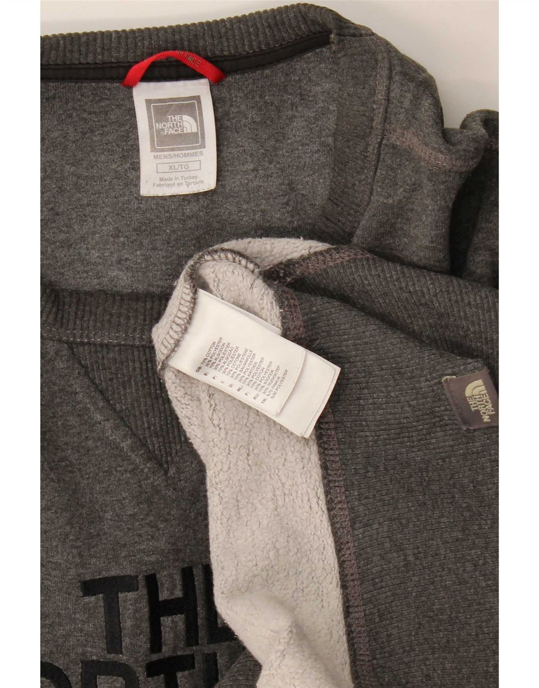 The North Face Herre Grafisk Sweatshirt Jumper XL Grå Bomuld