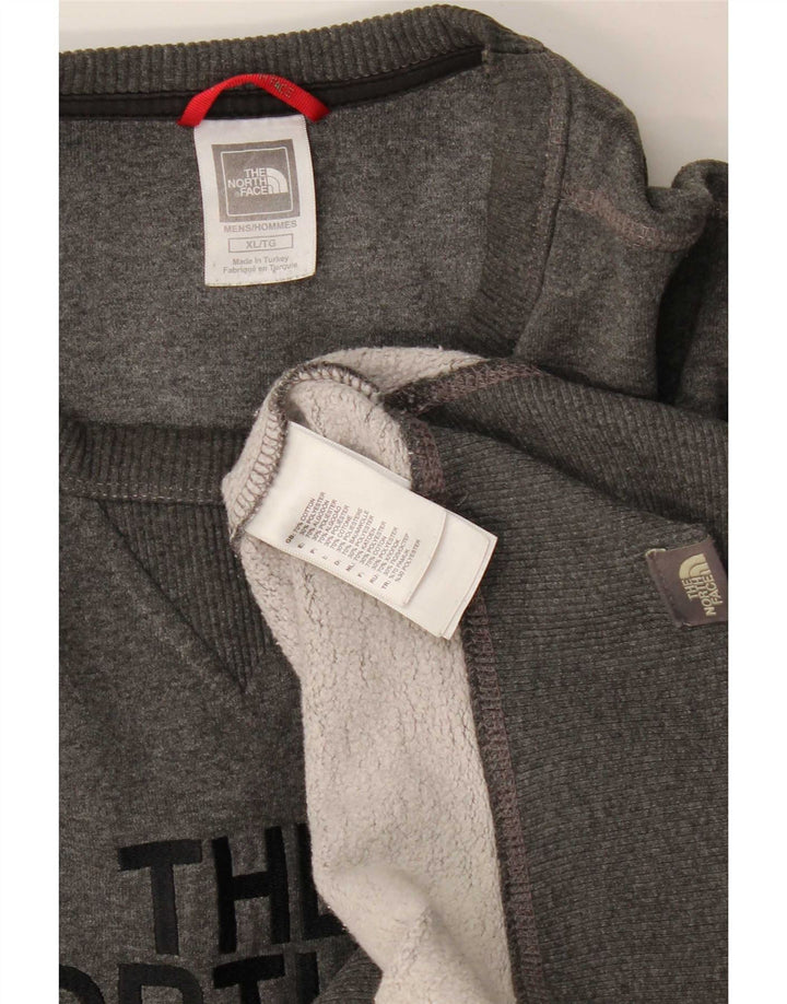 The North Face Herre Grafisk Sweatshirt Jumper XL Grå Bomuld