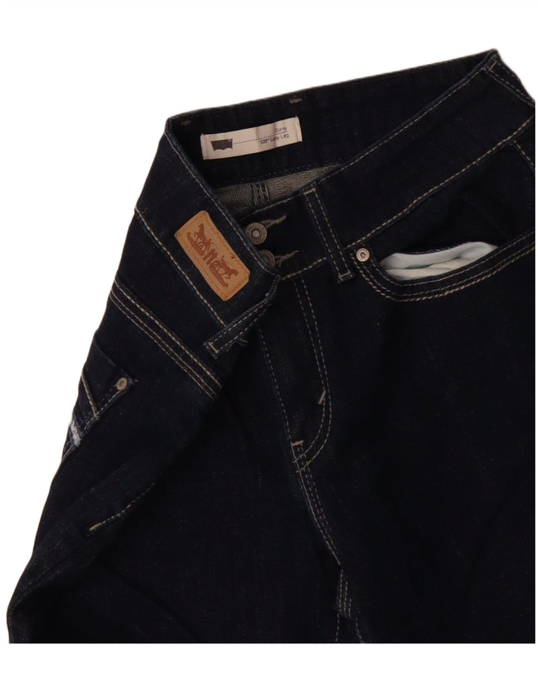 LEVI'S Dame 529 Curvy Skinny Jeans W30 L27 Marineblå