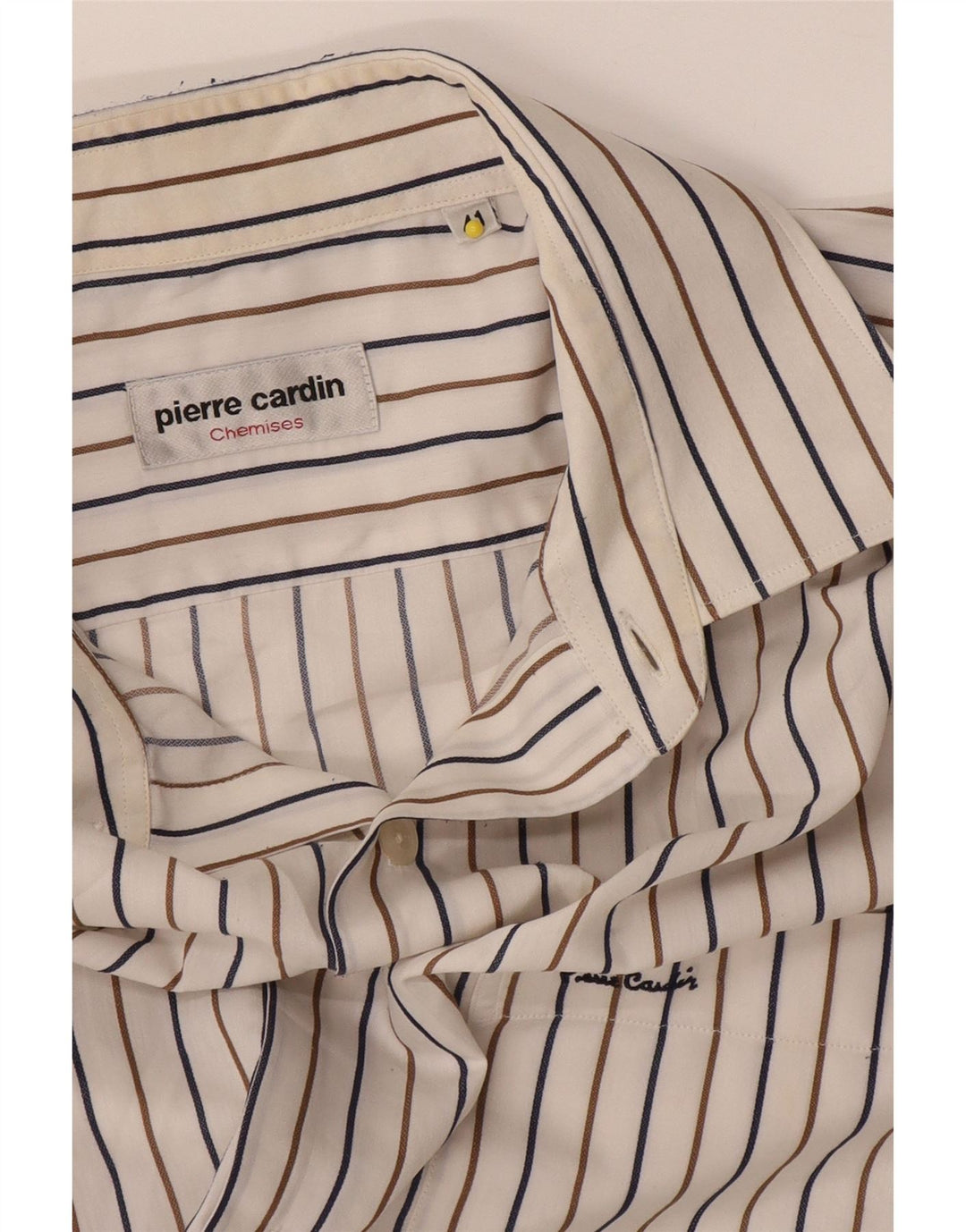 Pierre Cardin Herreskjorte str. 41 Medium Hvidstribet