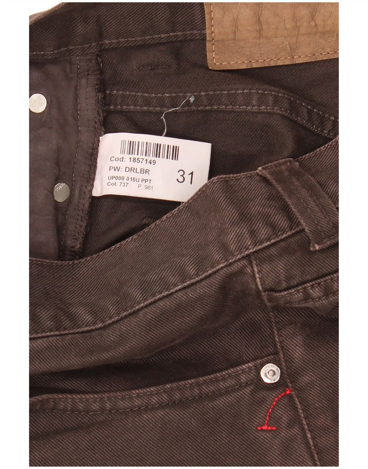 Dondup Herre Slim Jeans W31 L34 Brun Bomuld